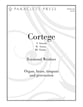 Cortege: Intrada, Arioso, Finale Organ sheet music cover
